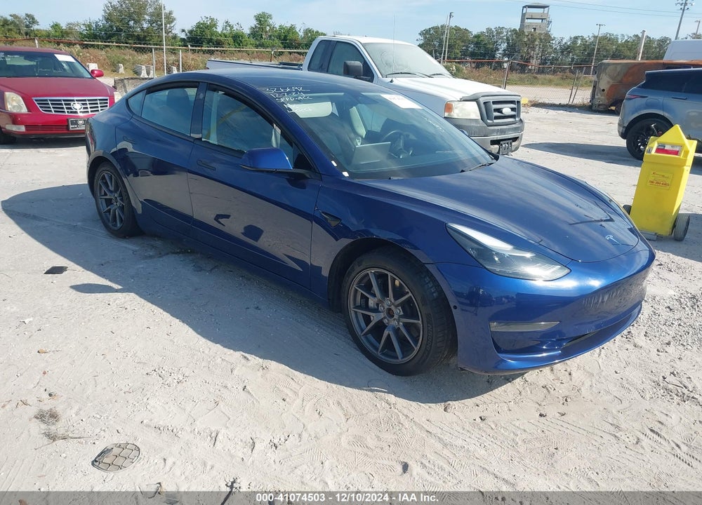 2022 TESLA MODEL 3 LONG RANGE DUAL MOTOR ALL-WHEEL DRIVE VIN: 5YJ3E1EBXNF189683