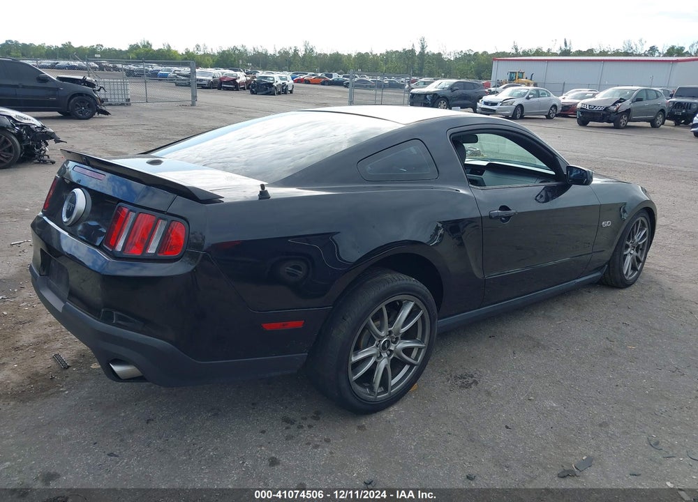 2012 FORD MUSTANG GT PREMIUM VIN: 1ZVBP8CF5C5277413