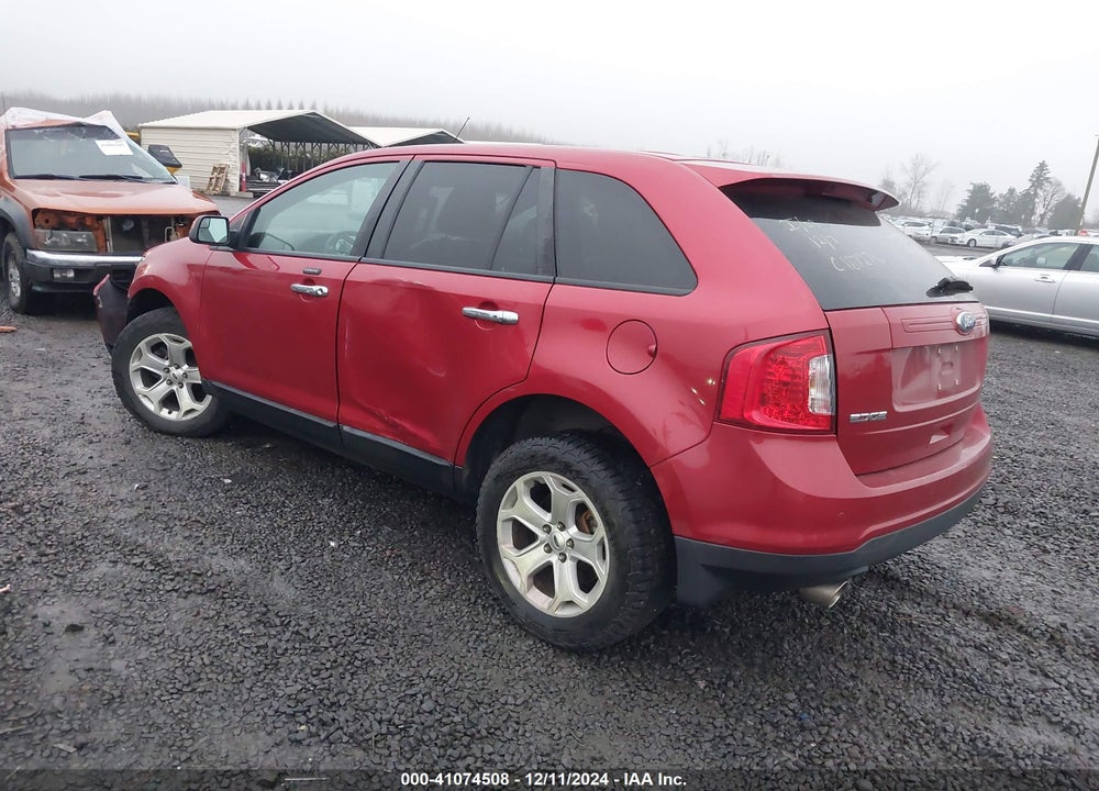 2011 FORD EDGE SEL VIN: 2FMDK4JC9BBA92850