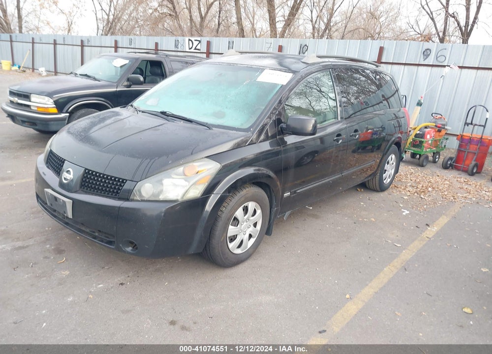 2006 NISSAN QUEST 3.5 S VIN: 5N1BV28U46N119433