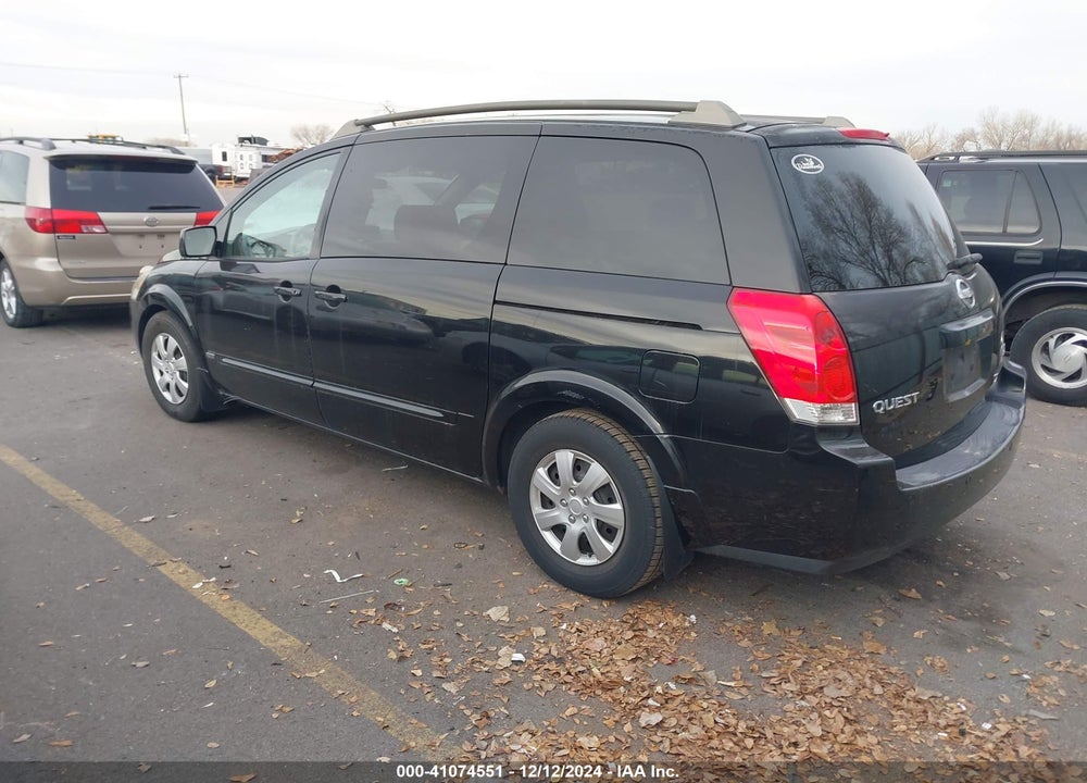 2006 NISSAN QUEST 3.5 S VIN: 5N1BV28U46N119433