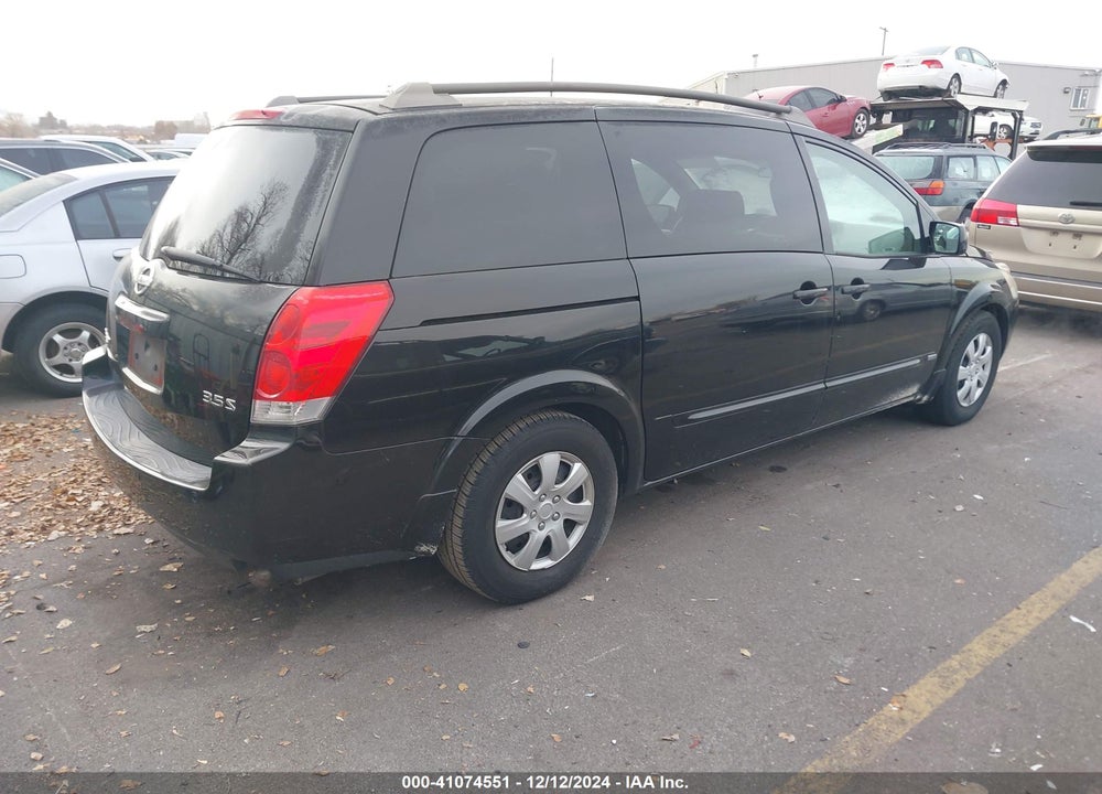 2006 NISSAN QUEST 3.5 S VIN: 5N1BV28U46N119433