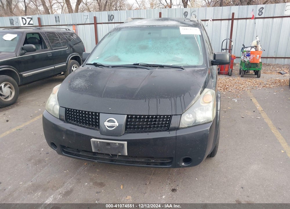 2006 NISSAN QUEST 3.5 S VIN: 5N1BV28U46N119433