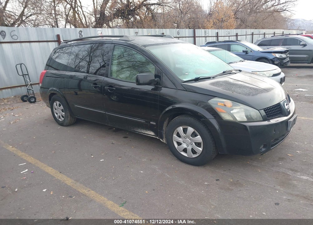 2006 NISSAN QUEST 3.5 S VIN: 5N1BV28U46N119433