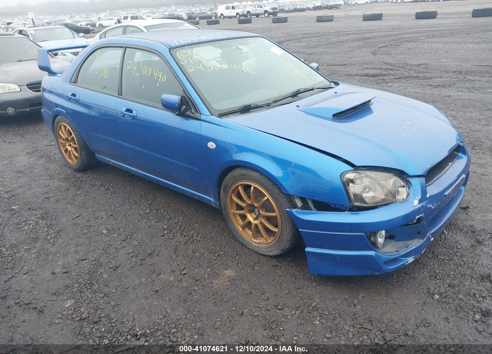 2002 SUBARU IMPREZA WRX VIN: JF1GD29632G504578