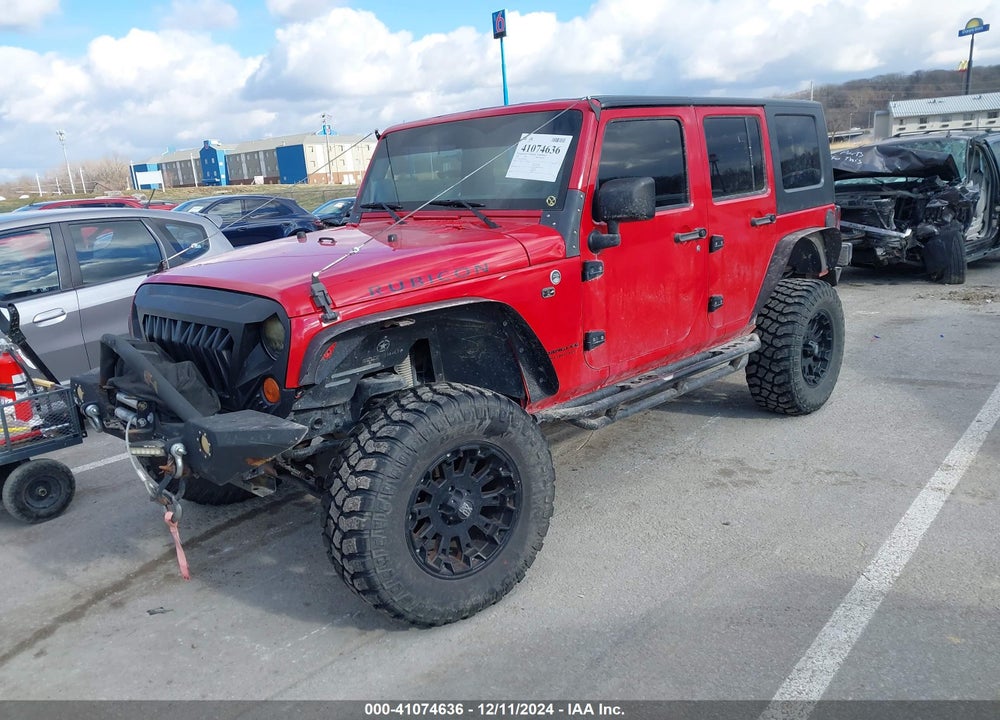 2008 JEEP WRANGLER UNLIMITED RUBICON VIN: 1J4GA69148L591626