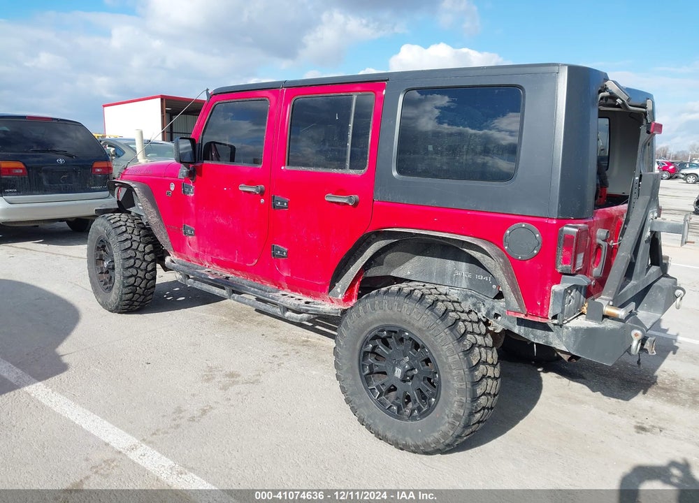 2008 JEEP WRANGLER UNLIMITED RUBICON VIN: 1J4GA69148L591626