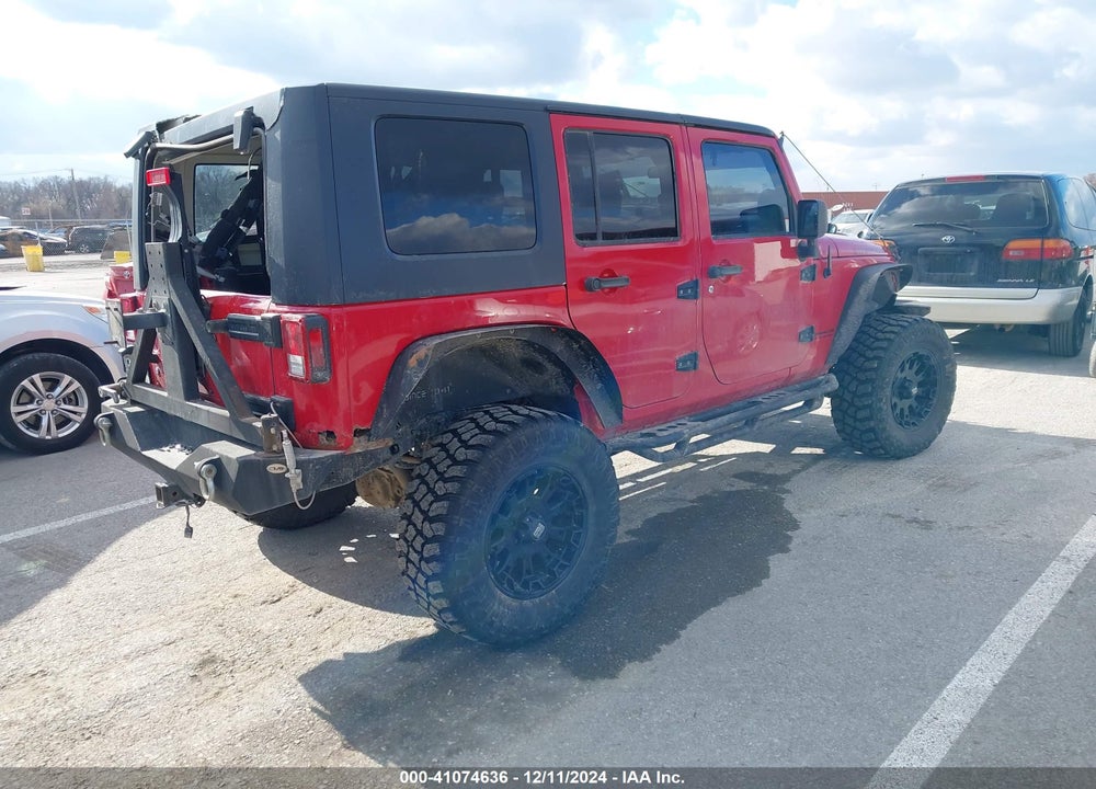 2008 JEEP WRANGLER UNLIMITED RUBICON VIN: 1J4GA69148L591626