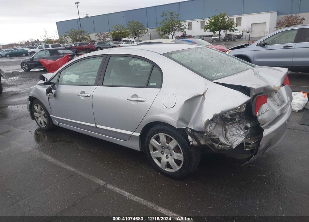 2008 HONDA CIVIC LX VIN: 2HGFA16598H344600
