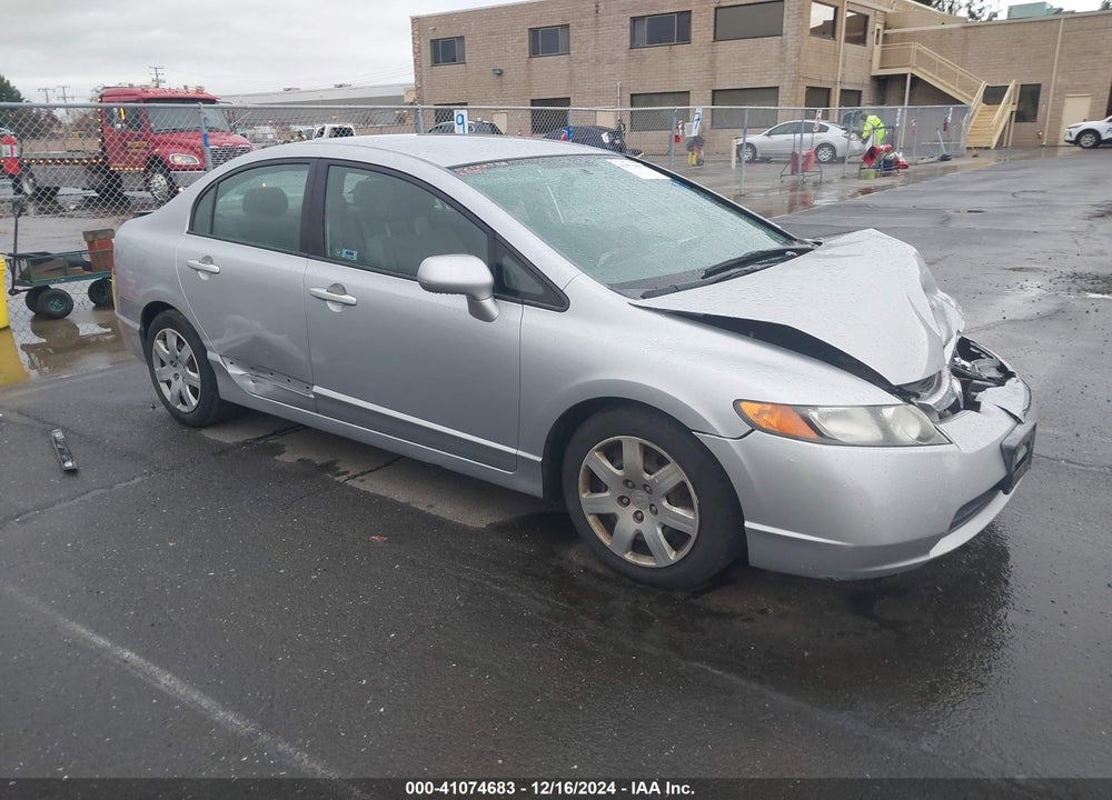 2008 HONDA CIVIC LX VIN: 2HGFA16598H344600