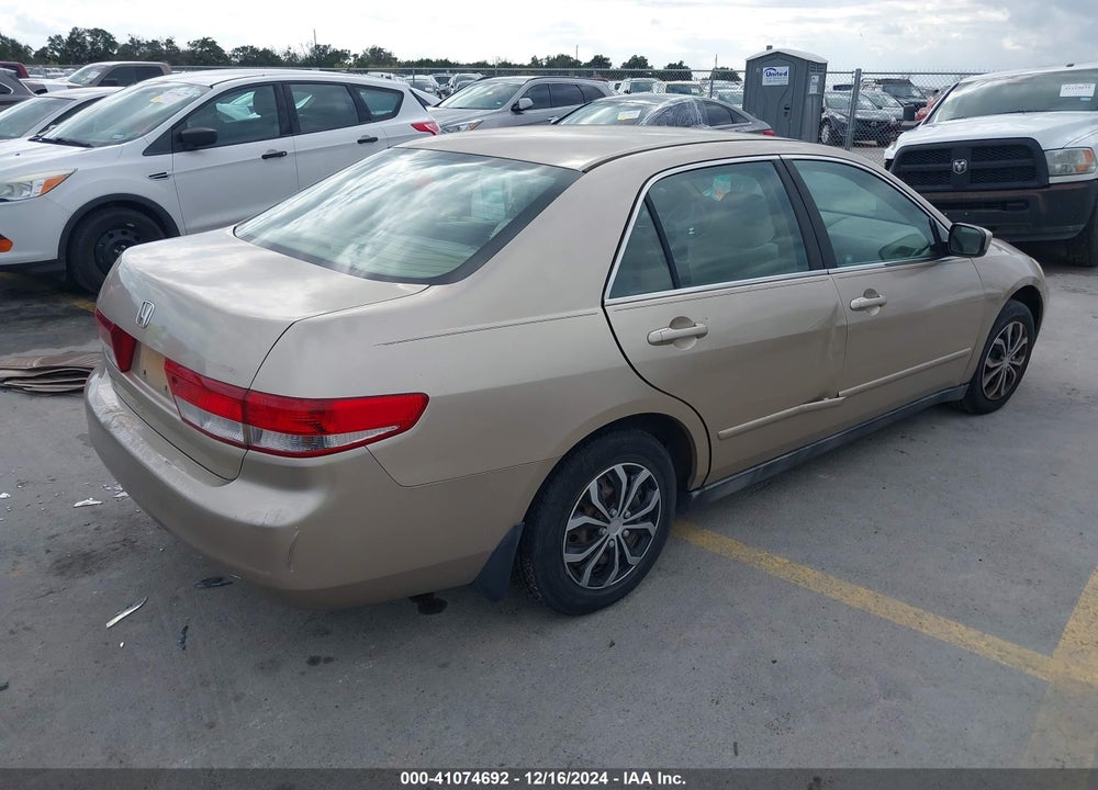 2004 HONDA ACCORD 2.4 LX VIN: 1HGCM56324A016038