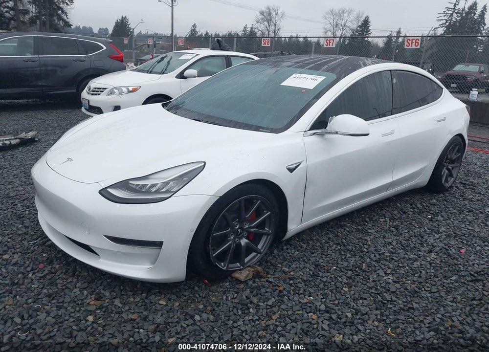 2020 TESLA MODEL 3 LONG RANGE DUAL MOTOR ALL-WHEEL DRIVE VIN: 5YJ3E1EB9LF628191