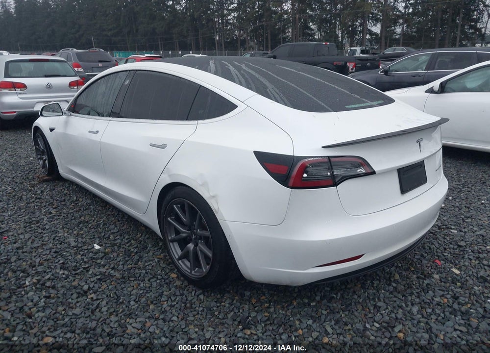 2020 TESLA MODEL 3 LONG RANGE DUAL MOTOR ALL-WHEEL DRIVE VIN: 5YJ3E1EB9LF628191