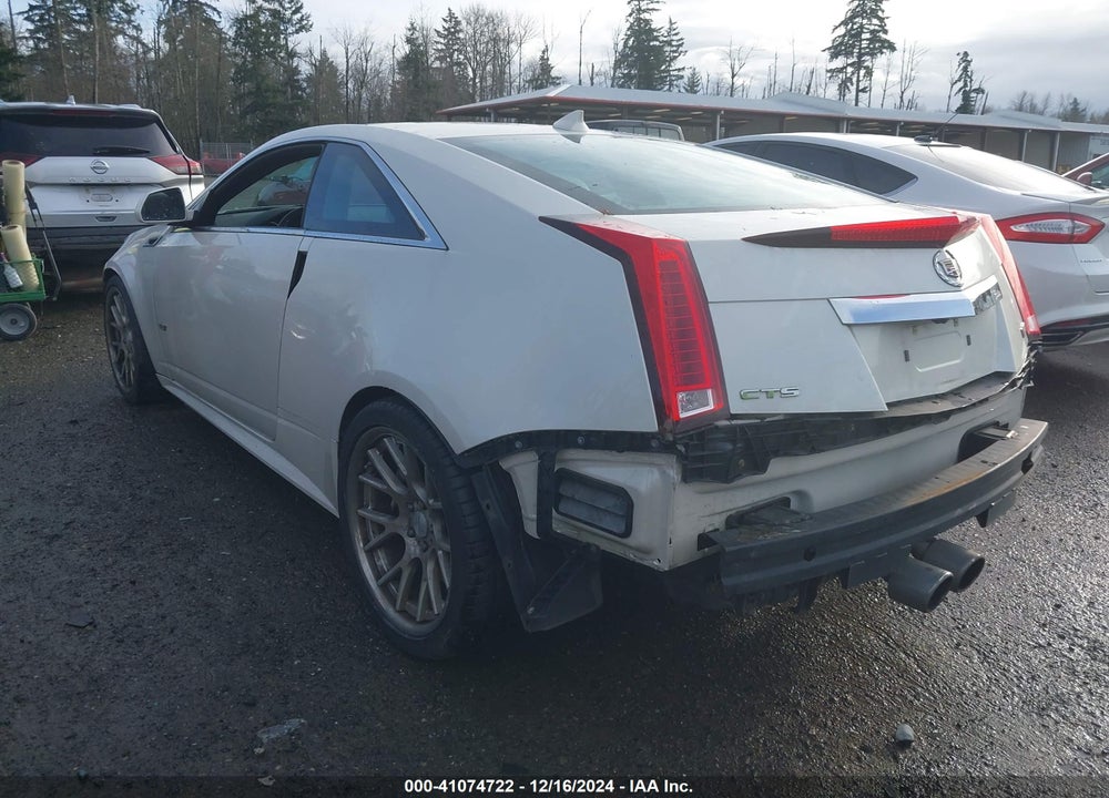 2012 CADILLAC CTS-V VIN: 1G6DV1EP7C0109934
