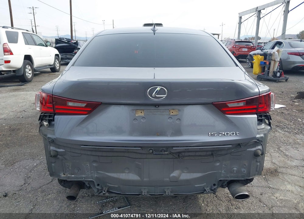 2016 LEXUS IS 200T VIN: JTHBA1D29G5032710