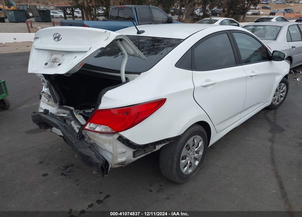 2017 HYUNDAI ACCENT SE VIN: KMHCT4AE7HU235047