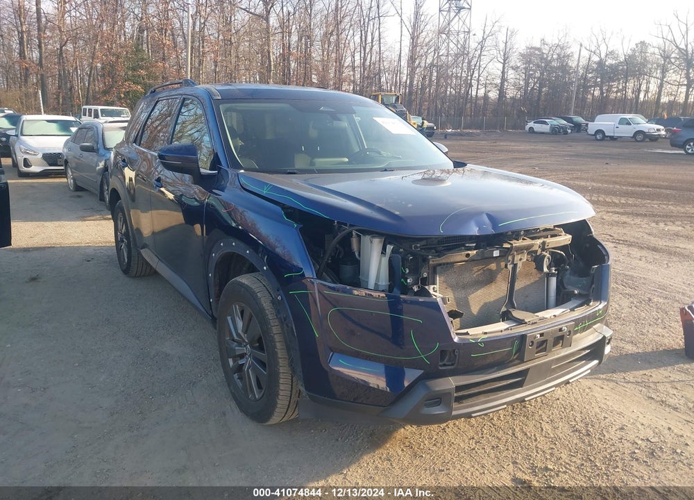 2022 NISSAN PATHFINDER SV 2WD VIN: 5N1DR3BA2NC216478