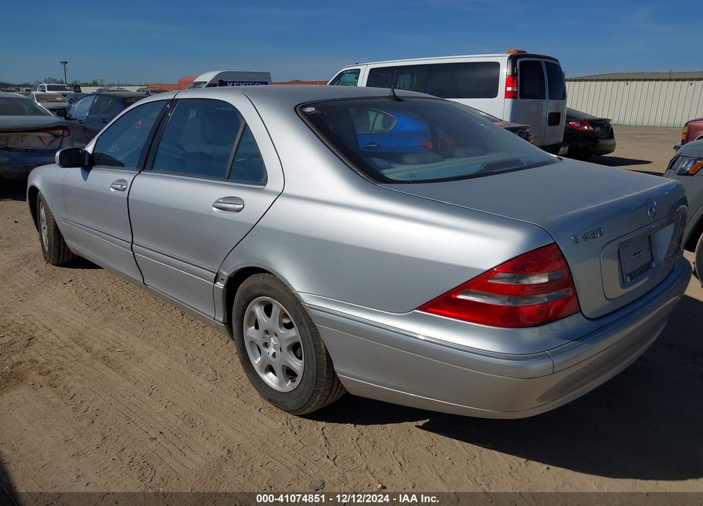 2001 MERCEDES-BENZ S 430 VIN: WDBNG70J31A143733