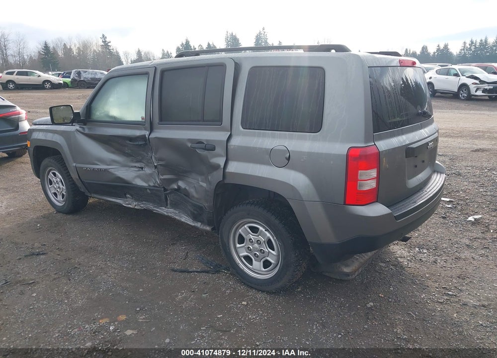 2012 JEEP PATRIOT SPORT VIN: 1C4NJPBA1CD626641