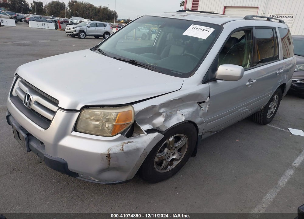 2006 HONDA PILOT EX-L VIN: 5FNYF285X6B049309