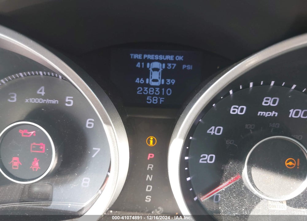 2013 ACURA TL 3.5 VIN: 19UUA8F5XDA006373