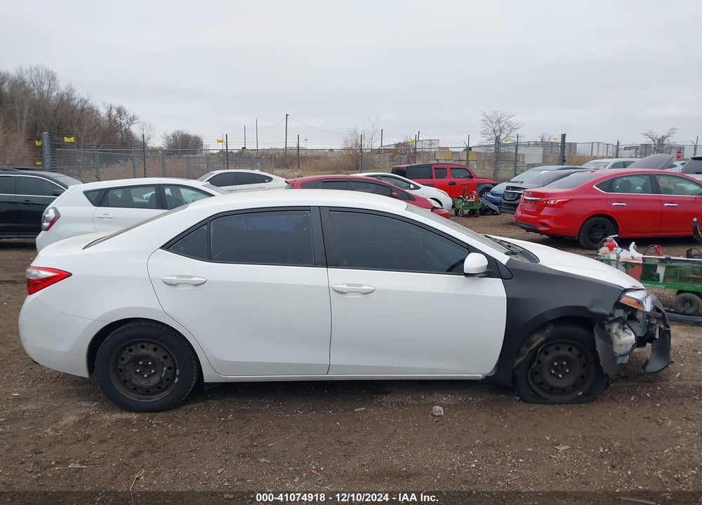 2015 TOYOTA COROLLA LE VIN: 5YFBURHE8FP221863