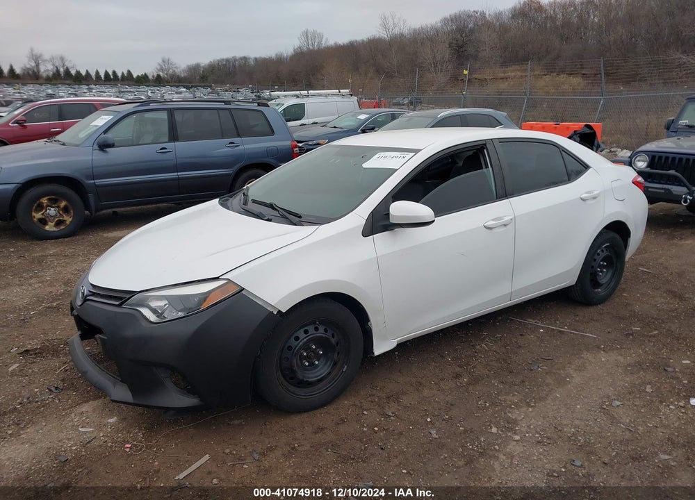 2015 TOYOTA COROLLA LE VIN: 5YFBURHE8FP221863