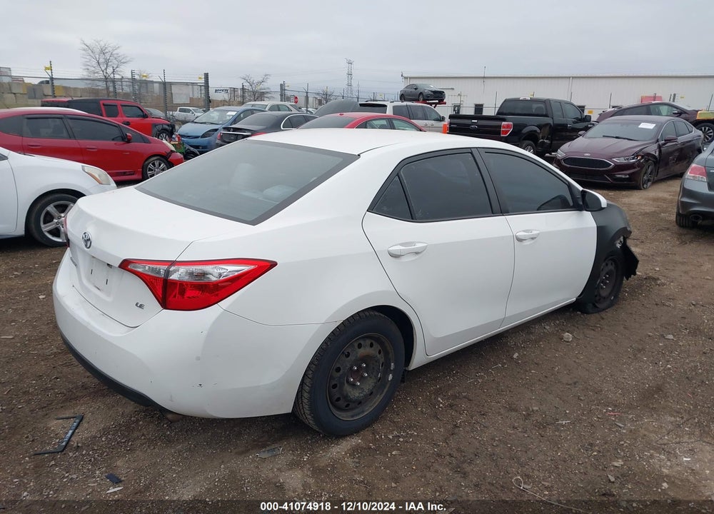 2015 TOYOTA COROLLA LE VIN: 5YFBURHE8FP221863