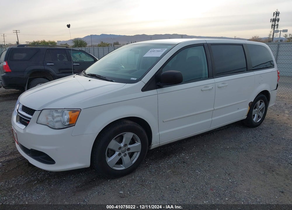 2013 DODGE GRAND CARAVAN SE VIN: 2C4RDGBG3DR598532