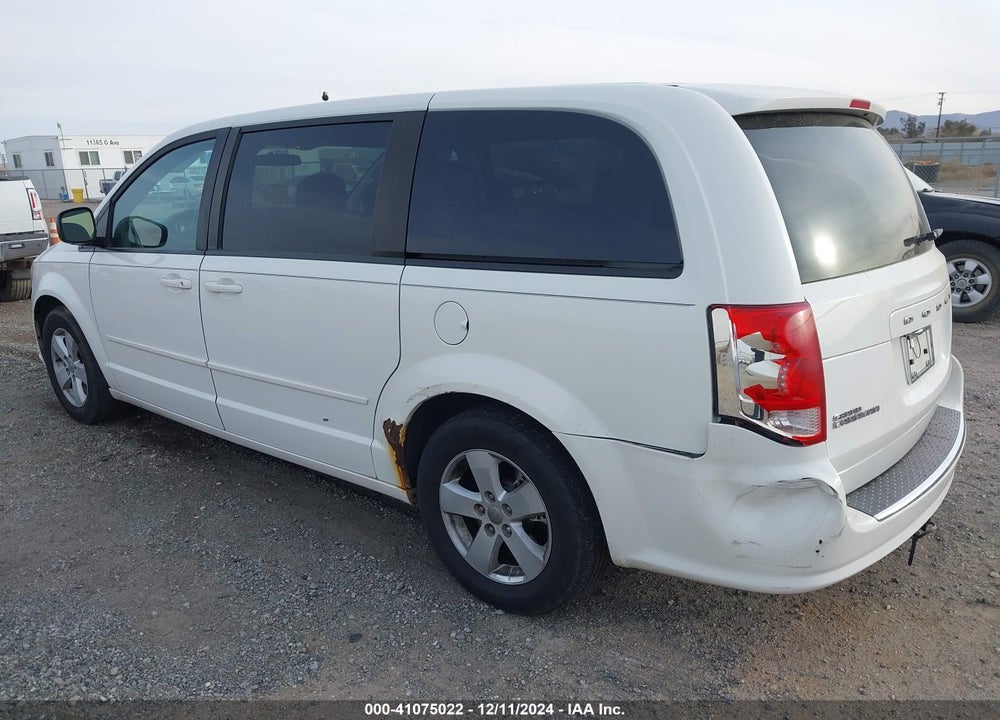 2013 DODGE GRAND CARAVAN SE VIN: 2C4RDGBG3DR598532