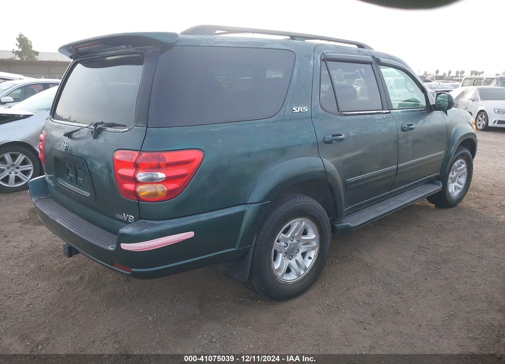 2004 TOYOTA SEQUOIA SR5 V8 VIN: 5TDZT34A94S209159