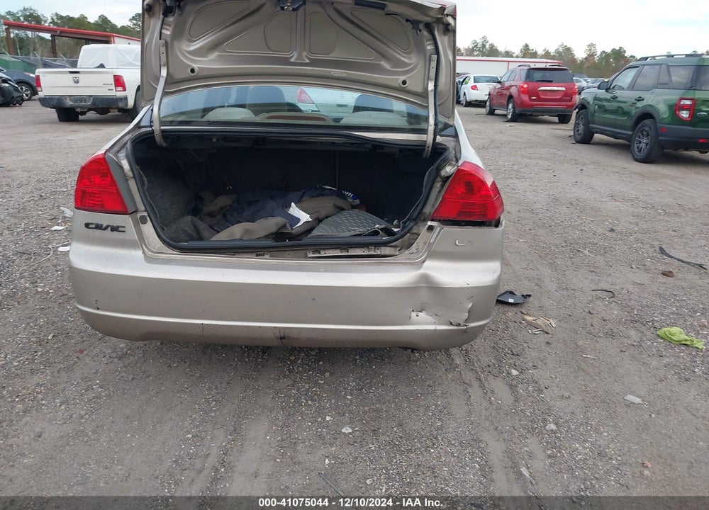2001 HONDA CIVIC LX VIN: 1HGES15501L009227