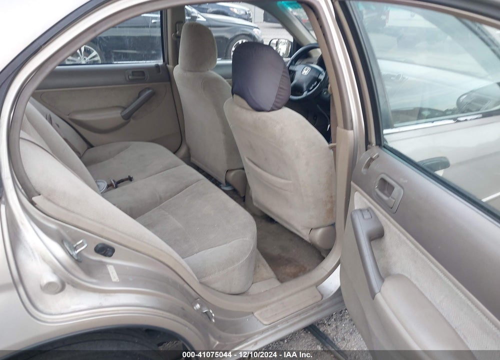 2001 HONDA CIVIC LX VIN: 1HGES15501L009227