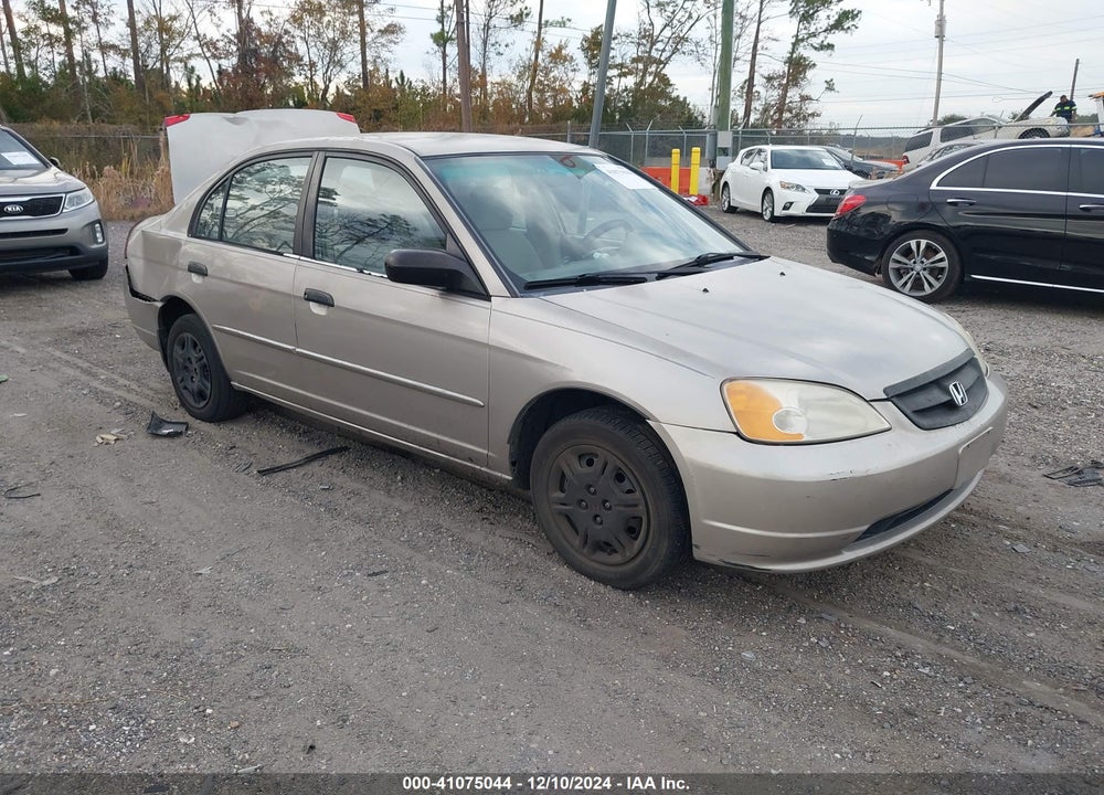 2001 HONDA CIVIC LX VIN: 1HGES15501L009227
