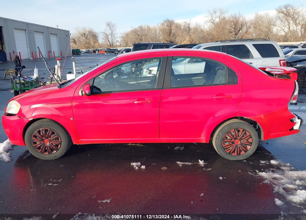 2009 CHEVROLET AVEO LT VIN: KL1TD56E39B375701
