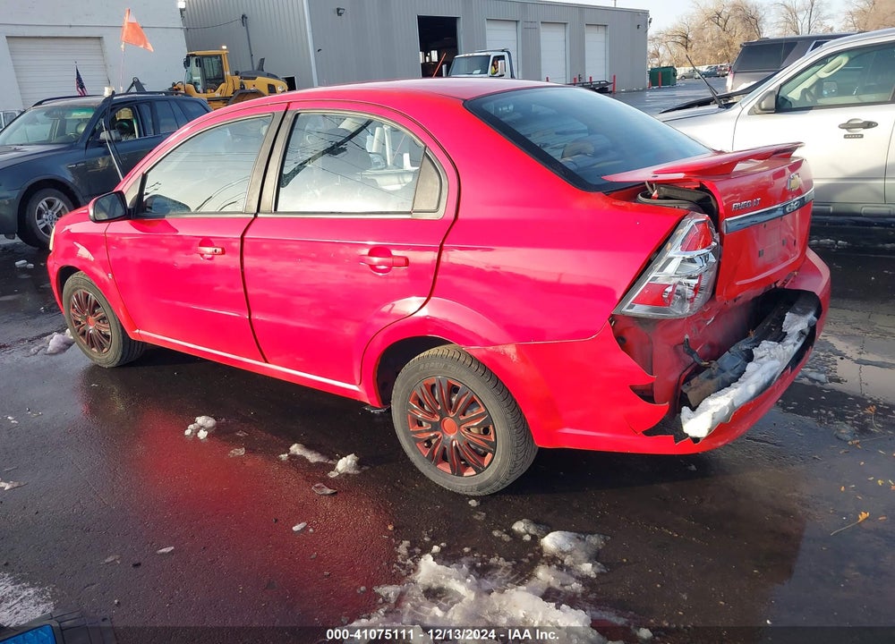 2009 CHEVROLET AVEO LT VIN: KL1TD56E39B375701