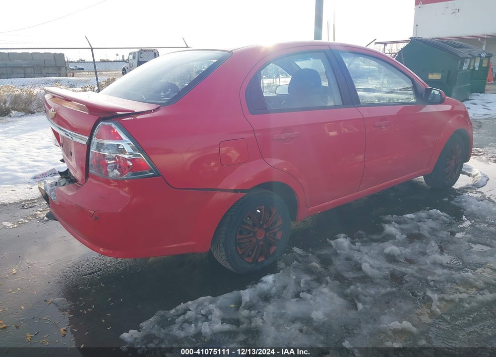 2009 CHEVROLET AVEO LT VIN: KL1TD56E39B375701