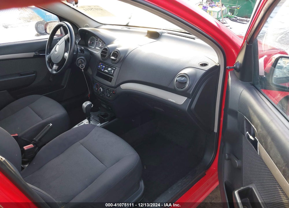 2009 CHEVROLET AVEO LT VIN: KL1TD56E39B375701