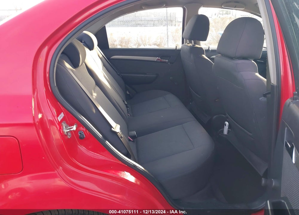 2009 CHEVROLET AVEO LT VIN: KL1TD56E39B375701