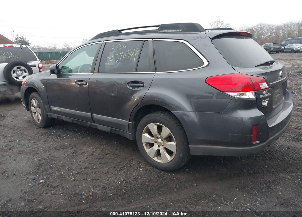 2011 SUBARU OUTBACK 2.5I PREMIUM VIN: 4S4BRBCC5B3427607