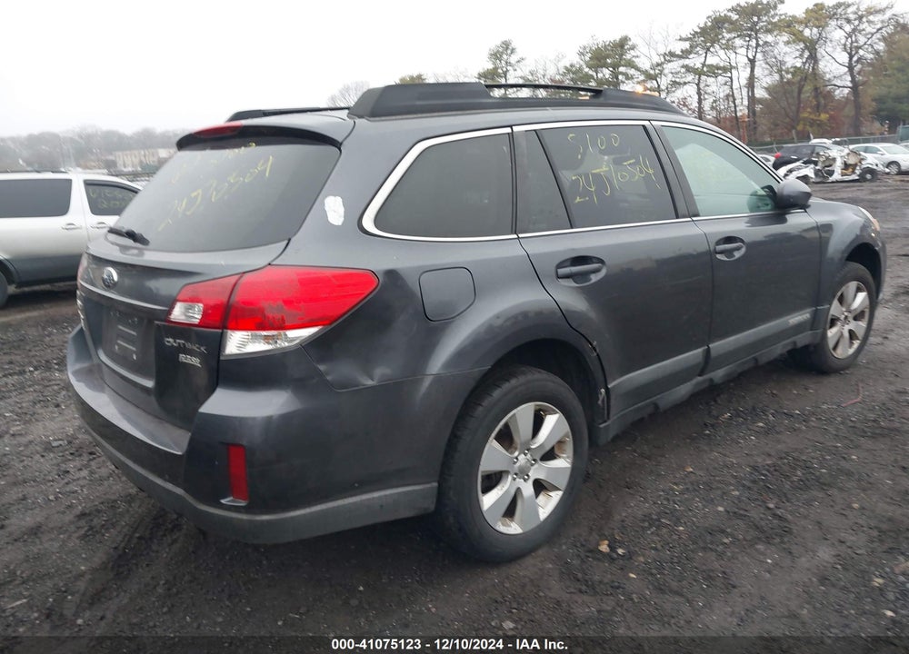 2011 SUBARU OUTBACK 2.5I PREMIUM VIN: 4S4BRBCC5B3427607