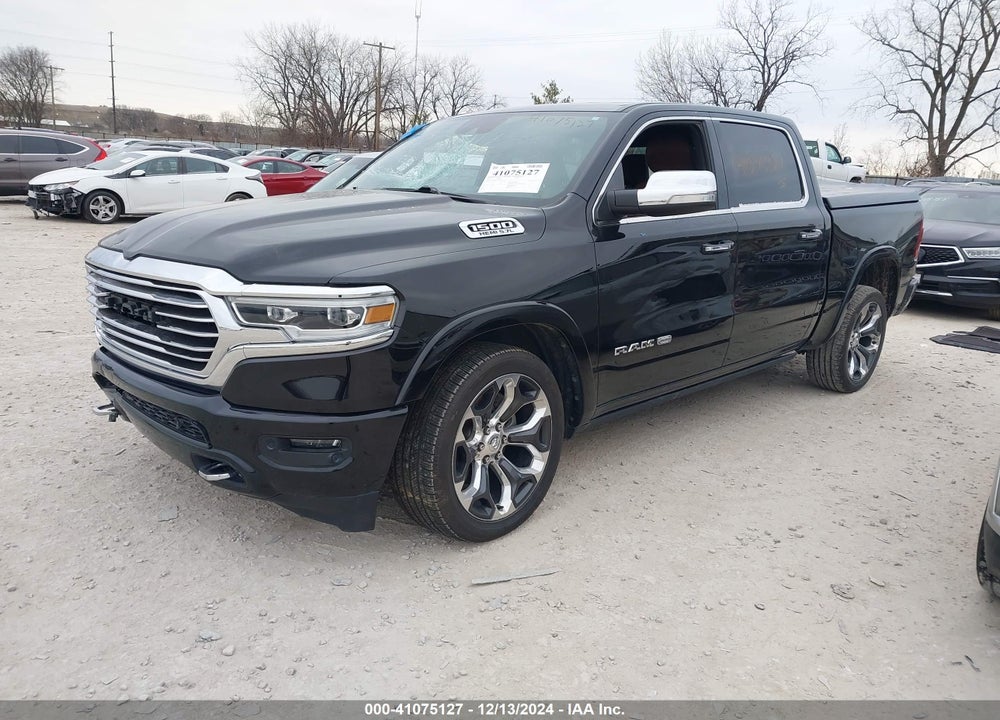 2020 RAM 1500 LAIE LONGHORN  4X4 5'7 BOX VIN: 1C6SRFKT1LN199924