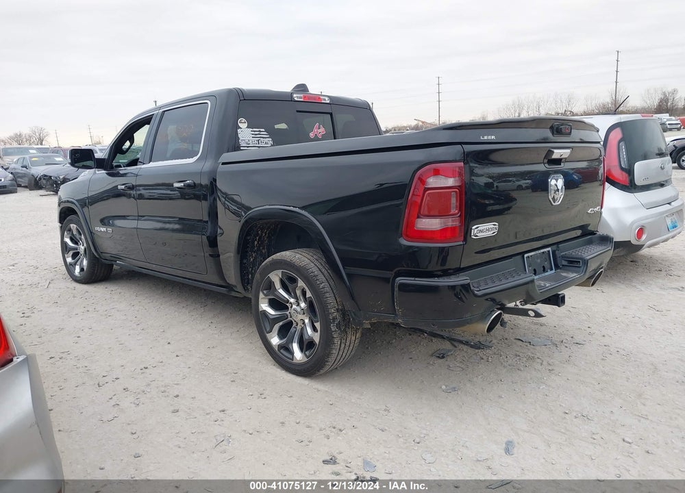 2020 RAM 1500 LAIE LONGHORN  4X4 5'7 BOX VIN: 1C6SRFKT1LN199924