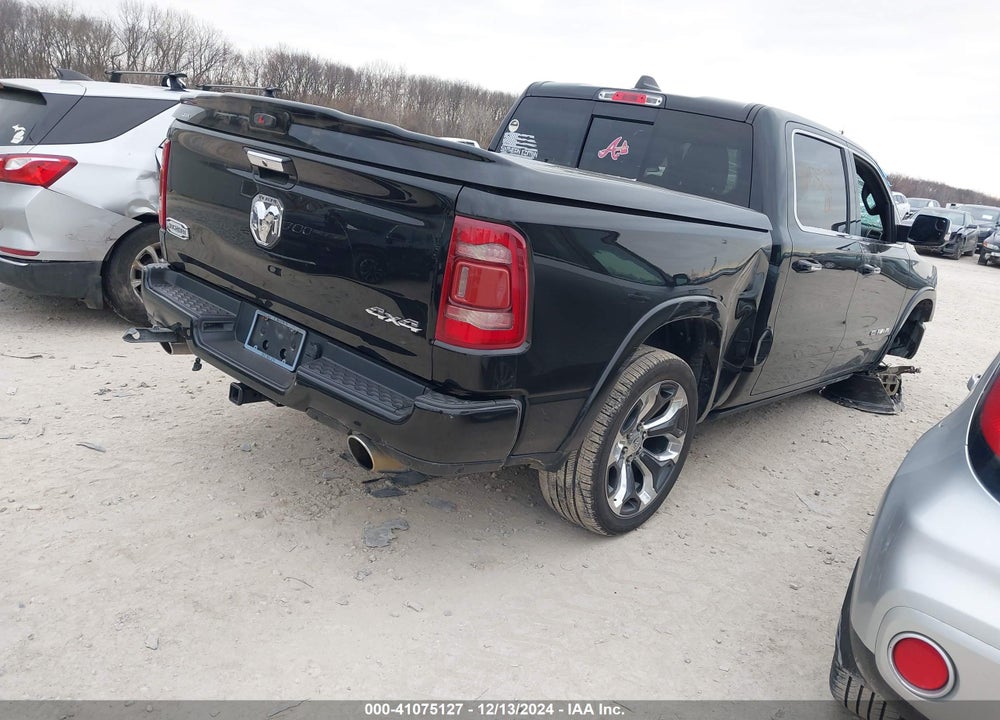 2020 RAM 1500 LAIE LONGHORN  4X4 5'7 BOX VIN: 1C6SRFKT1LN199924