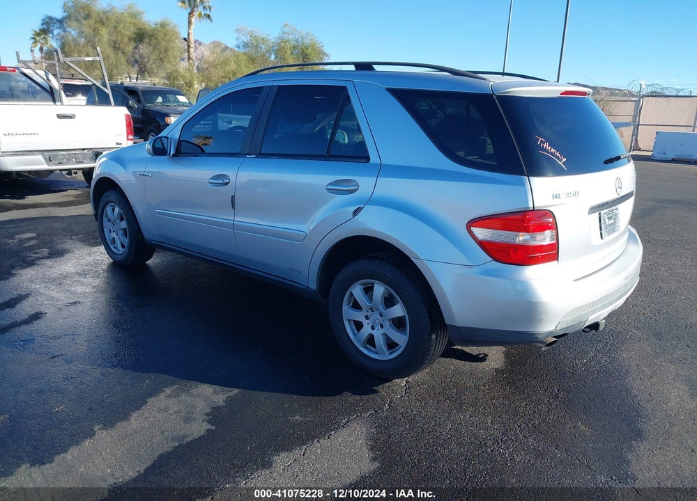 2007 MERCEDES-BENZ ML 350 4MATIC VIN: 4JGBB86E77A201477