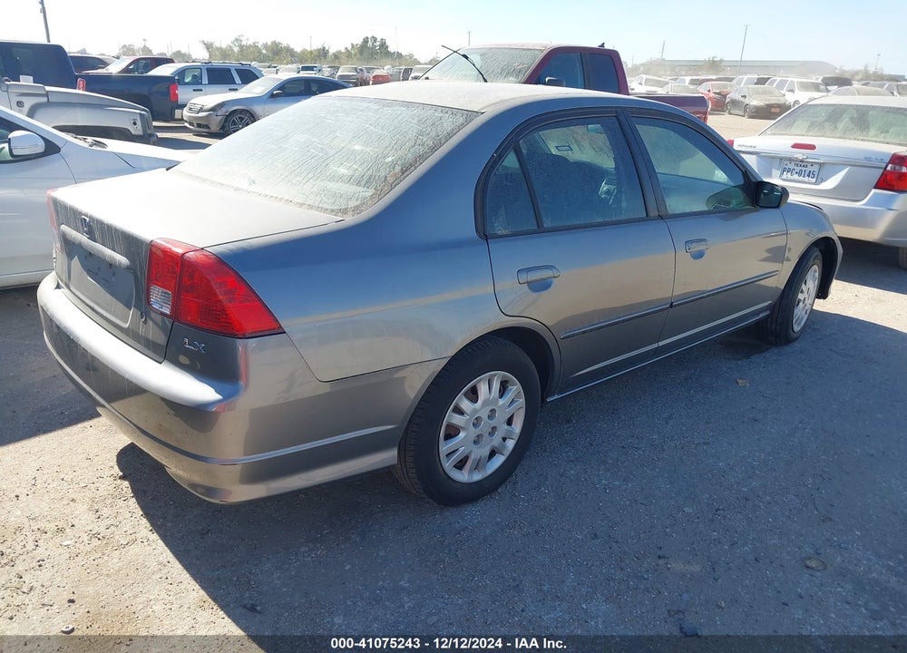 2005 HONDA CIVIC LX VIN: 2HGES16565H634295
