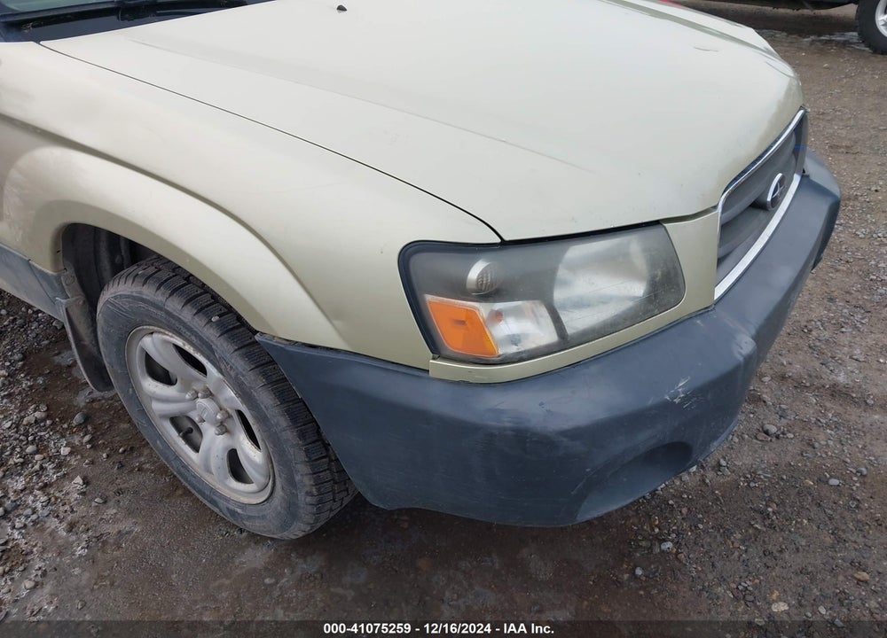 2004 SUBARU FORESTER 2.5X VIN: JF1SG63684H756955
