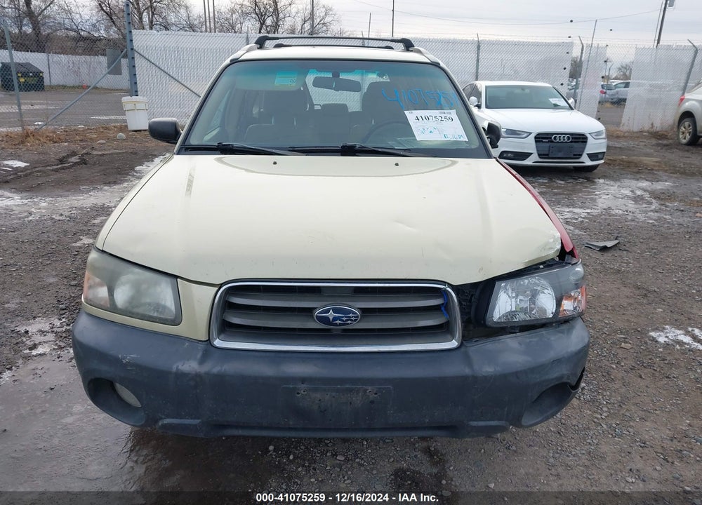 2004 SUBARU FORESTER 2.5X VIN: JF1SG63684H756955