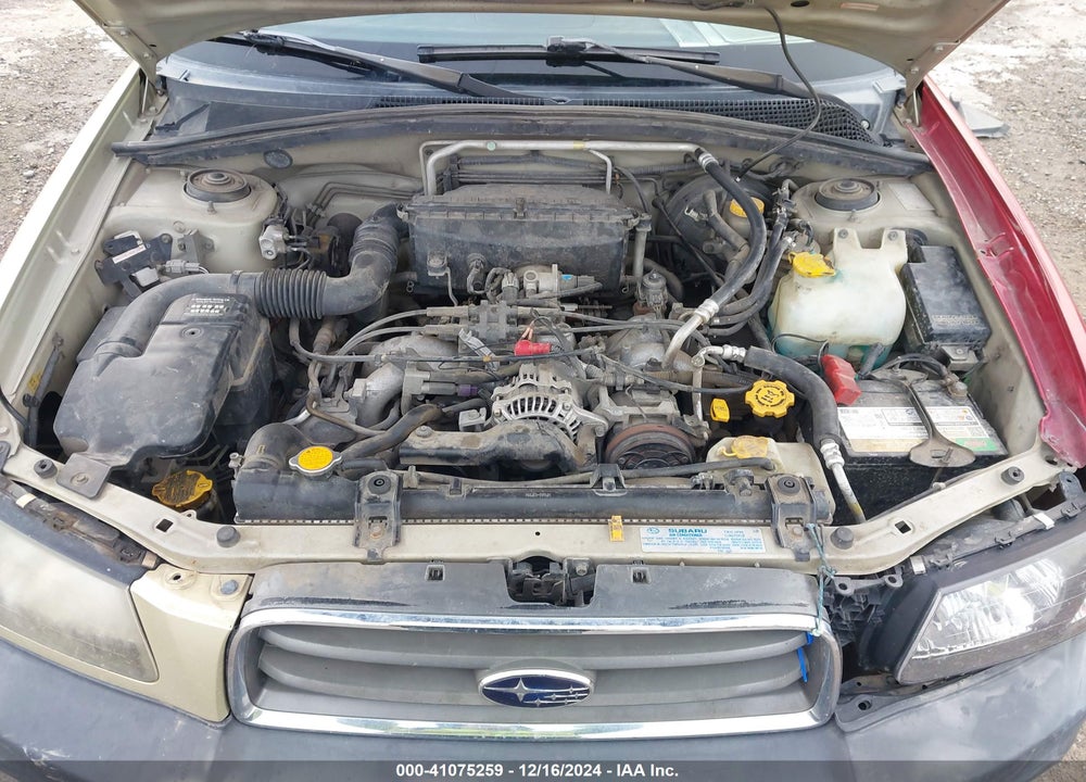 2004 SUBARU FORESTER 2.5X VIN: JF1SG63684H756955