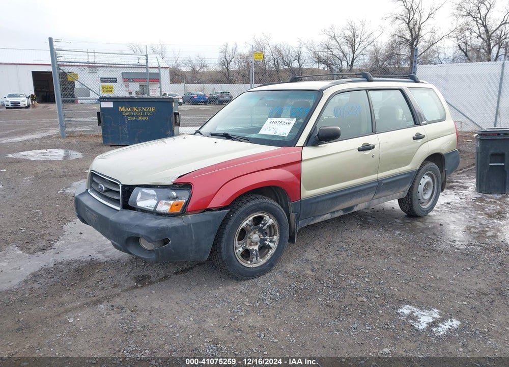 2004 SUBARU FORESTER 2.5X VIN: JF1SG63684H756955